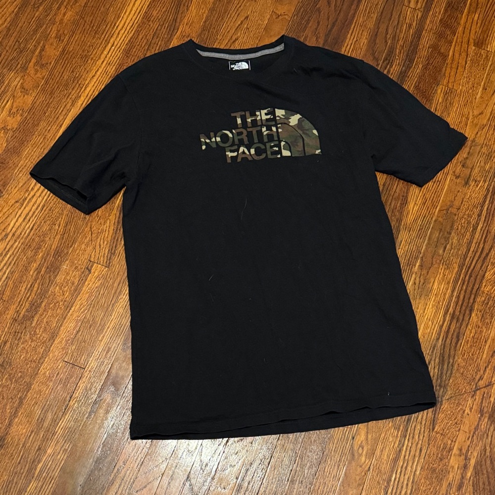 The North Face Black Camo Logo Men's T-Shirt